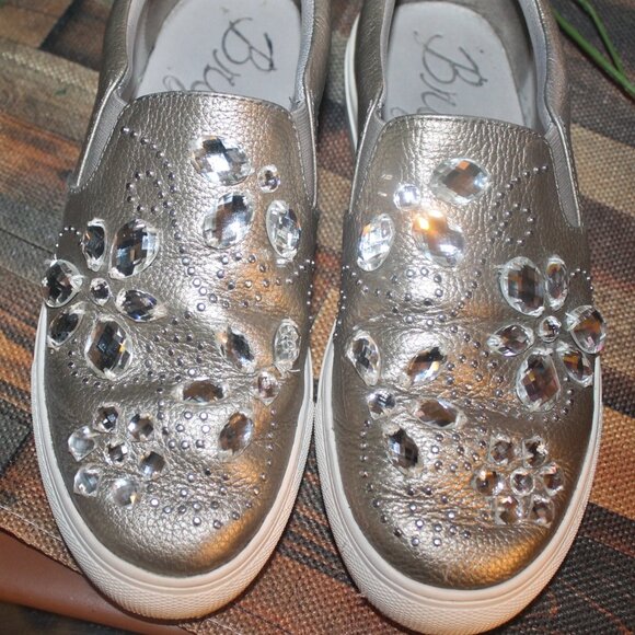 Brighton Shoes - $148 Brighton Crystal Rhinestone Bling Loafer Slip On's Sneaker Sz 6